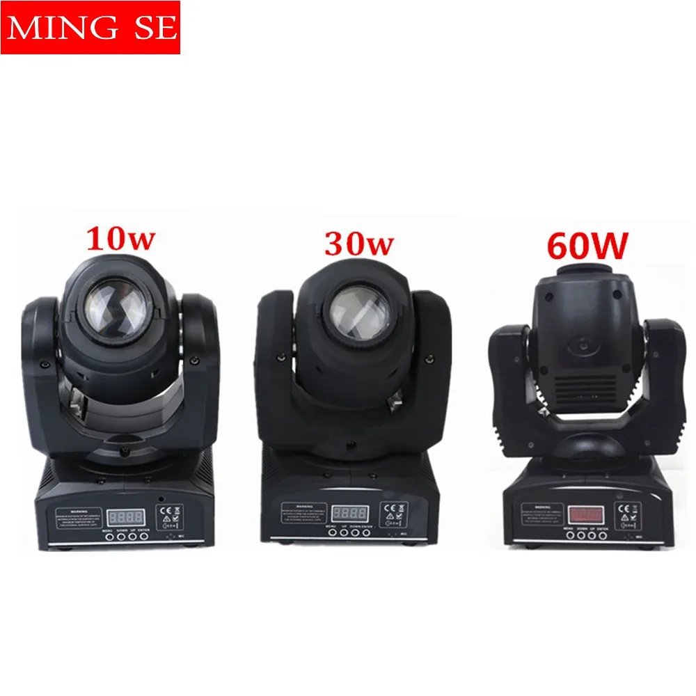 

2Pcs/lots 10w / 30w / 60w led Gobos Effect Light 8/11channels DMX512 moving head spot light moving head spot DJ equipment