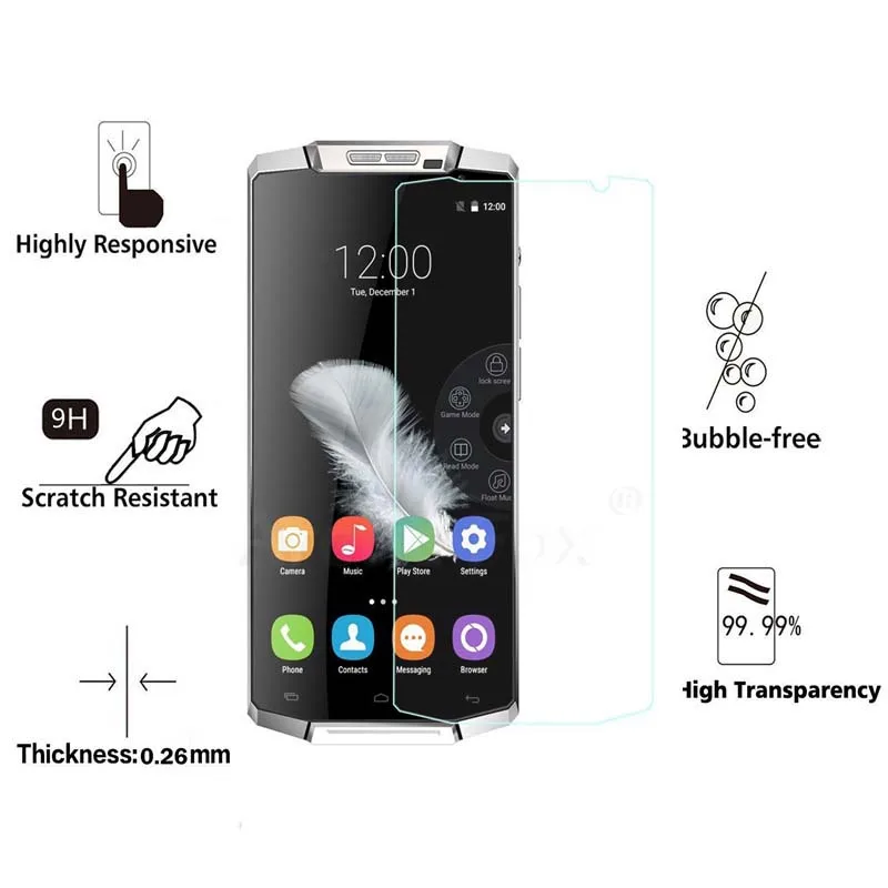 2 шт. hopelf закаленное Стекло для Oukitel K10000 Экран протектор на телефон фильм |