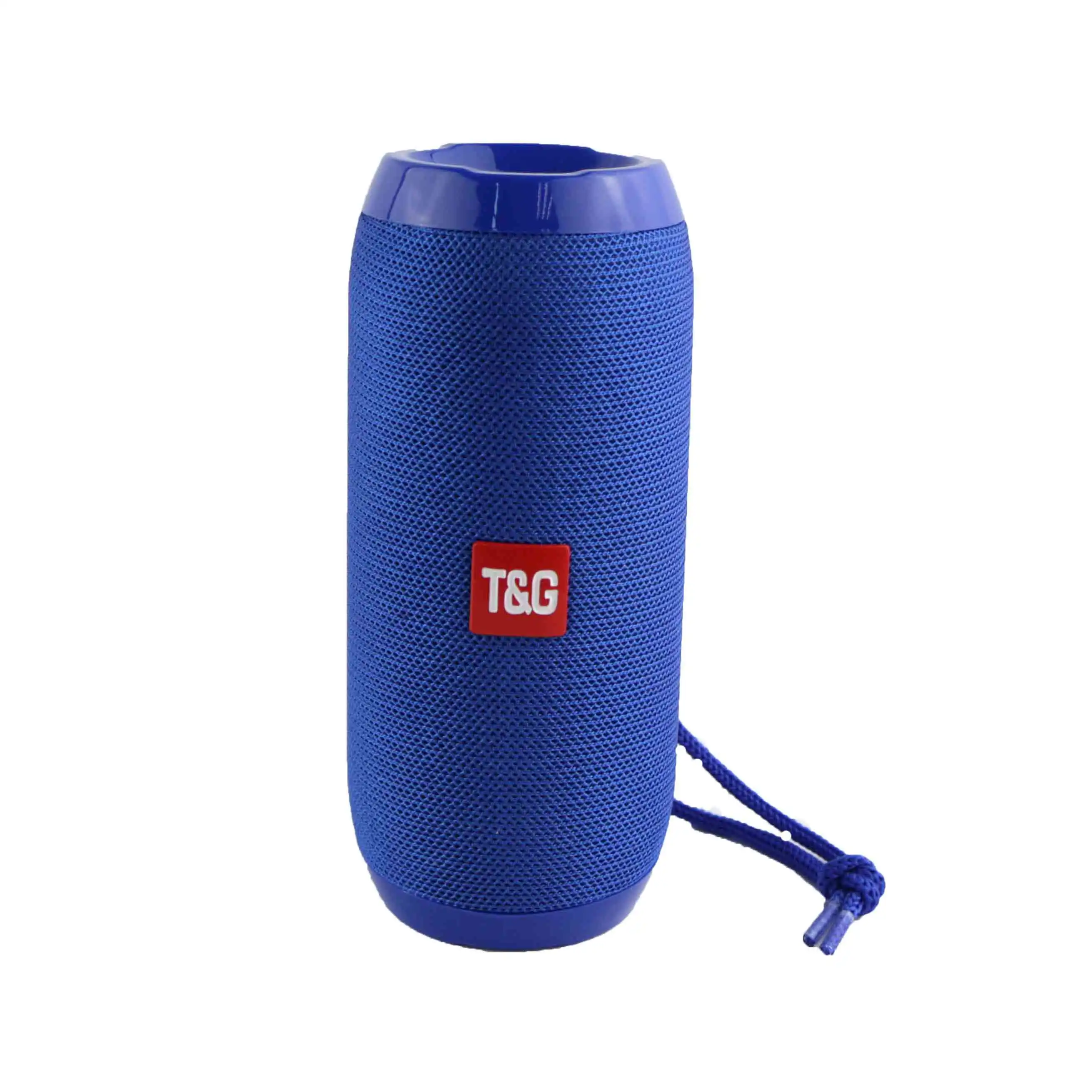 blue TG117 Bluetooth Outdoor Speaker Sports Waterproof Portable Wireless Loudspeaker Box Support TF Card FM Radio Aux Input - Цвет: blue