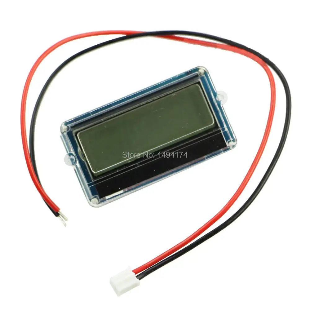 Цифровой тестер емкости аккумулятора WQScosea вольтметр индикатор ЖК-дисплей для