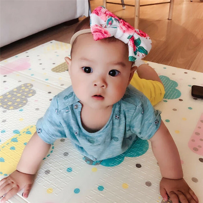 2019 New Baby Headband High Elastic Cute Bow Flower Kids Hair Accessories Headwear Bows Wrap | Детская одежда и обувь