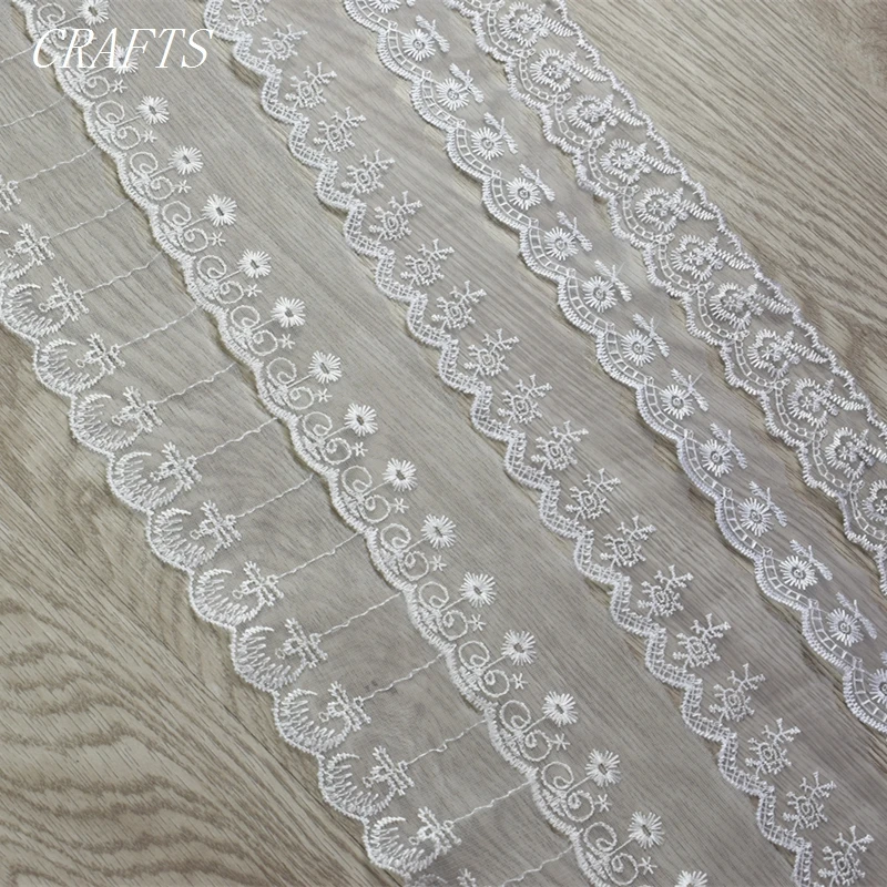 10 ярдов красивое дневное белое свадебное платье diy|diy wedding dress|embroidery lacewhite lace |