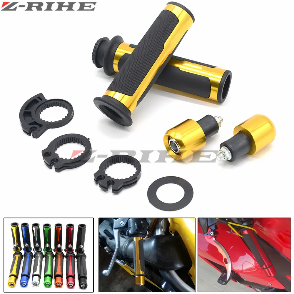 7/8 ручки для Руля Мотоцикла из алюминиевой резины гелевые рук Dirt Bike руль
