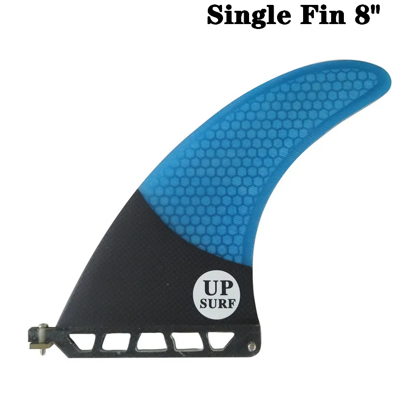 Синий Одноплавник " Longboard Surf Fin зеленый/синий/красный/белый цвет Киль плавник - Цвет: Синий