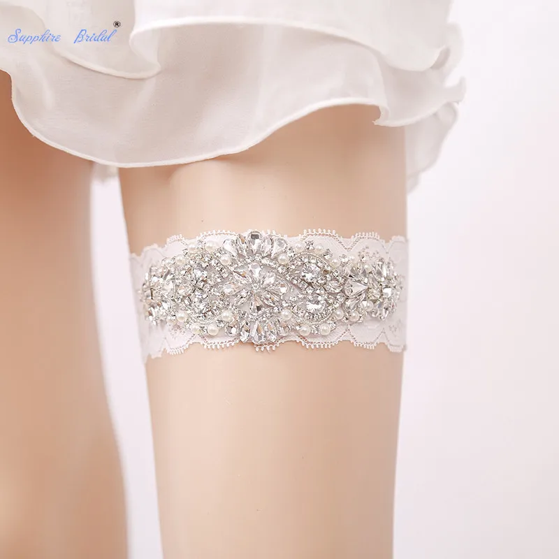 Сапфировые свадебные женские/женские белые светильник голубые кружевные бусины