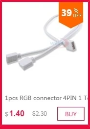 100 шт. 4 Pin гамма разъем адаптера иглы Мужской Двойной 4pin светодио дный 5050 RGB полосы