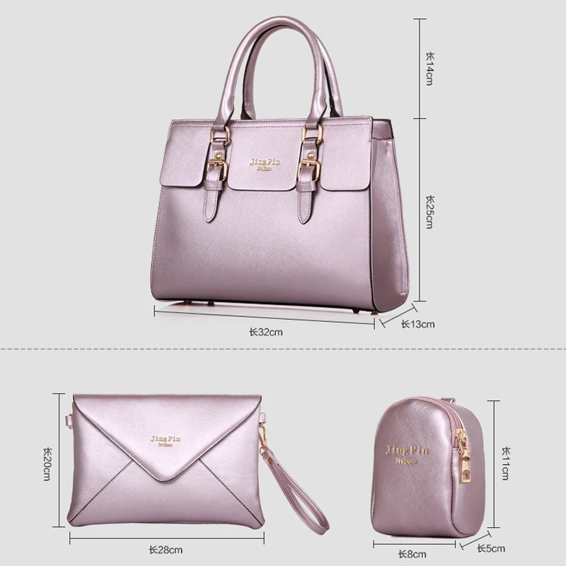 Новинка 2018 5 сумок в комплекте женские сумочки дамская сумка-мессенджер из