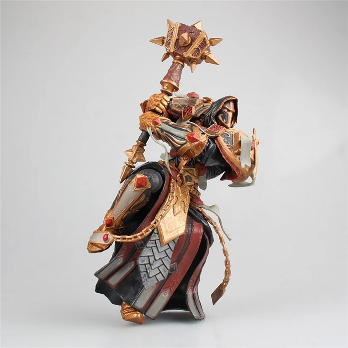 WOW World Human Paladin Trial Malthred ПВХ фигурка новая Аниме Фигурка Коллекционная модель игрушки