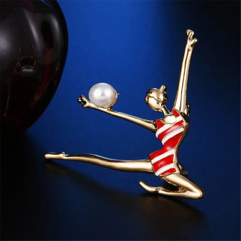 Модная жемчужная булавка брошь для женщин ювелирное изделие подарок эмаль