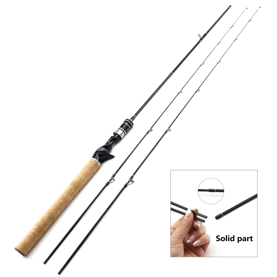 1 8 м деревянная ручка ультралегкий спиннинг Литье удочка приманка стержень 2