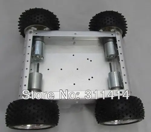 1 комплект полноприводный металлический мотор из алюминиевого сплава|robot platform