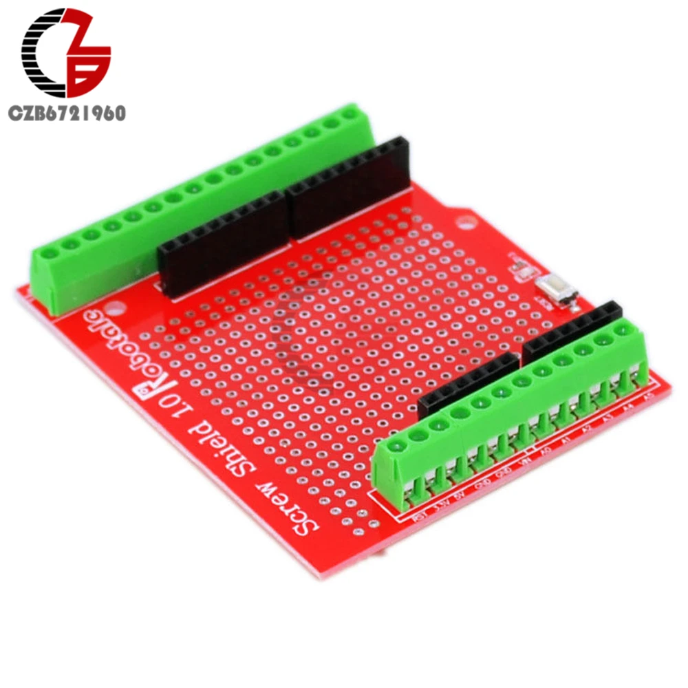 Прототип винтовой щит Расширительная плата собранный клеммный Proto двухсторонний