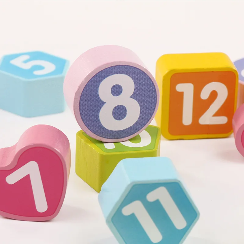 Деревянная детская игрушка игрушки деревянная модель часов строительные блоки