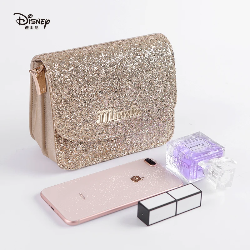 Оригинальные сумки мессенджеры disney с блестками и Минни многофункциональная