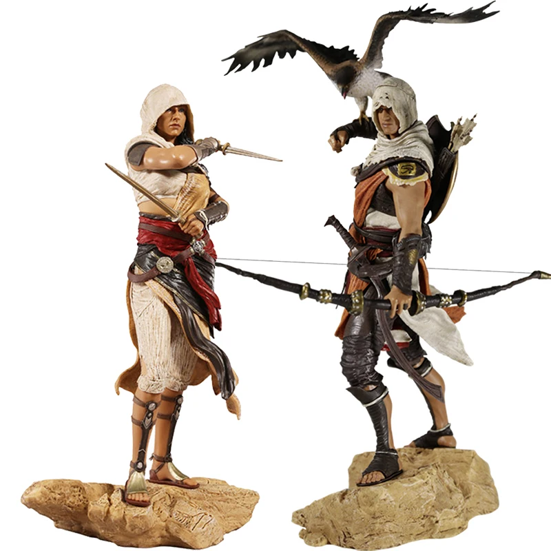28 см Creed Altair The Legendary Origins Bayek Aya Коллекционная модель игрушки рождественские подарки Brinquedos