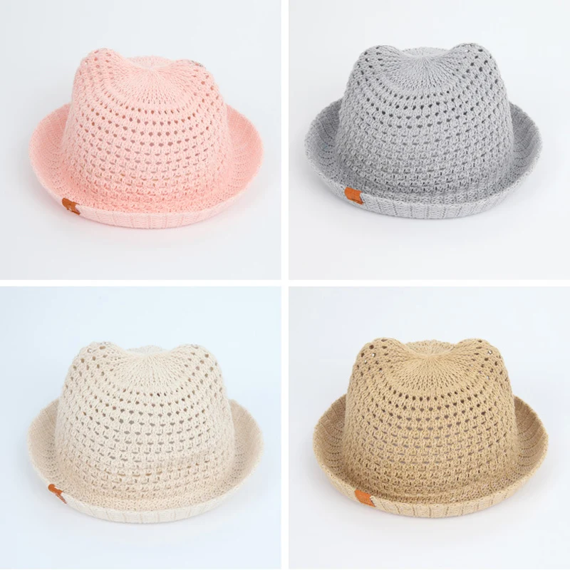 Панама детская летняя для детей Панамка маленьких мальчиков и девочек Кепка от