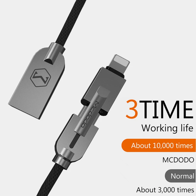 Mcdodo 2 в 1 кабель Lightning USB для iPhone 7 Micro Samsung Xiaomi Huawei Быстрая зарядка 5s 6s кабель|2 in 1|usb 12