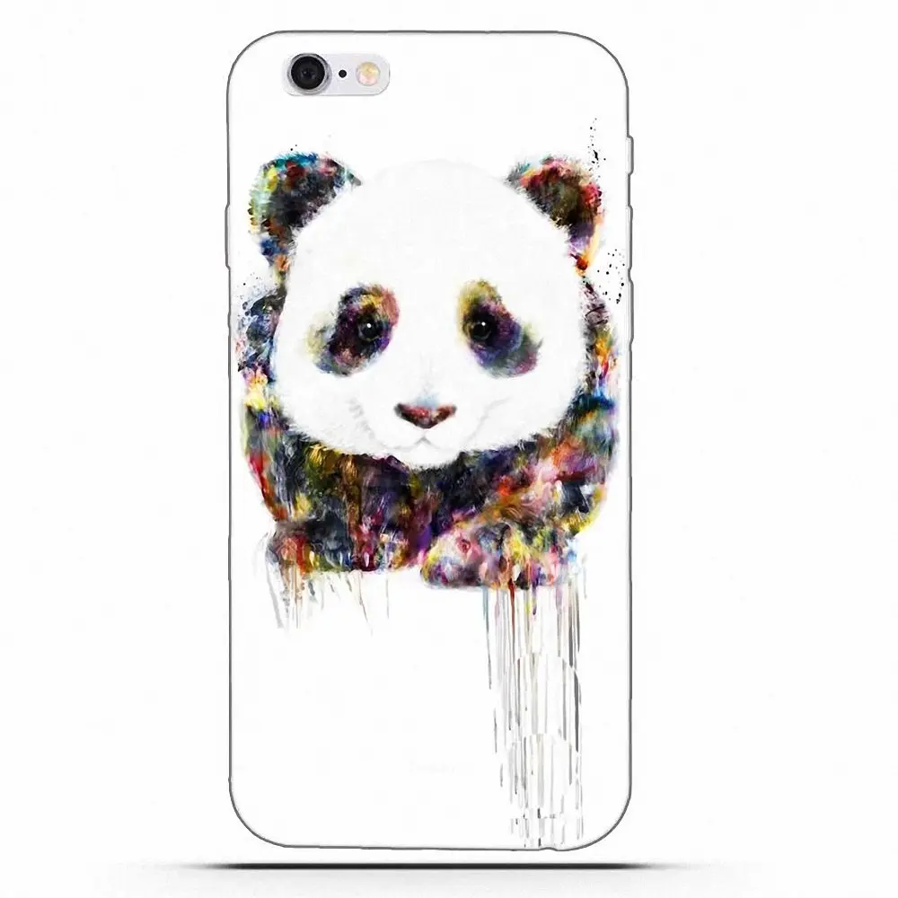 Горячая Распродажа ТПУ Бэнкси Панда ГРАФИТИ искусство крутой для Apple iPhone 4 4S 5 5C 5S SE