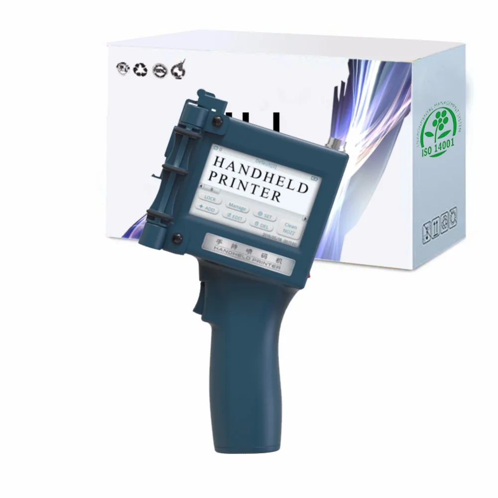 Сенсорный экран JH ручной принтер Интеллектуальный USB QR код струйный кодировщик