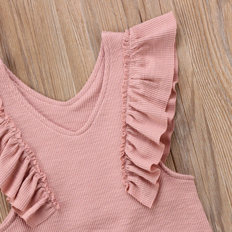 Модный детский комбинезон одежда для маленьких девочек плиссированный женский