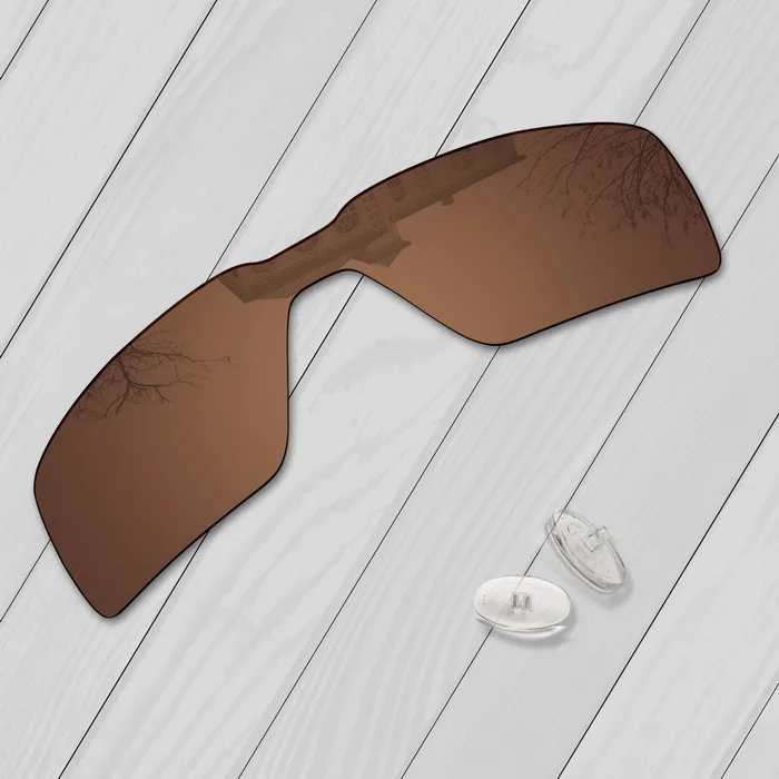 Brown-Nose Pads E.O.S поляризованные улучшенные Сменные линзы для солнцезащитных очков Оукли пробации-несколько вариантов - Цвет линз: Brown-Nose Pads