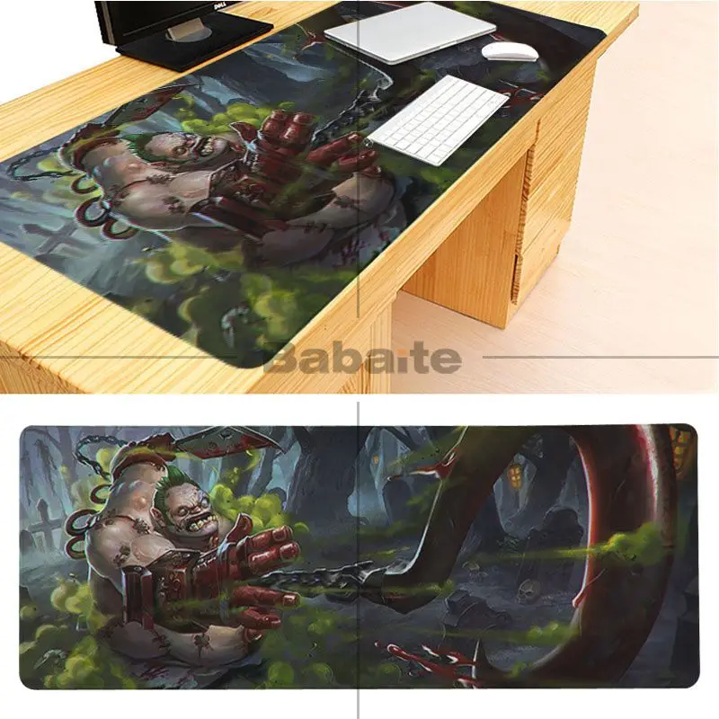 LockEdge 30X90cm Babaite высокое качество Dota 2 Pudge высокоскоростной коврик для мыши 3D печать игровой прочный ноутбук маленький коврик для мыши - Цвет: LockEdge 30X90cm