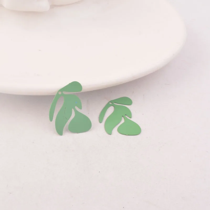 Green 50 шт. AC9907 17*20 мм Дерево амулеты ветки принты подвески - Окраска металла: Green