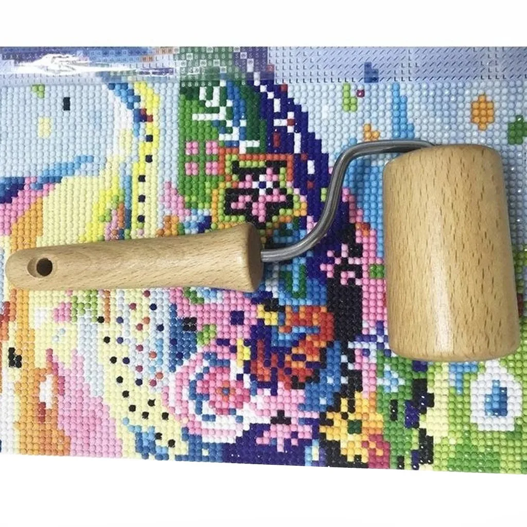5D алмазная Картина Набор инструментов деревянный Ролик DIY алмазные аксессуары для рисования для алмазной покраска дерева ролик