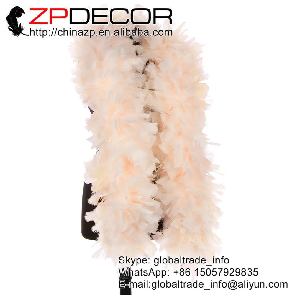 ZPDECOR 2 ярдов/партия Красивая ручная работа окрашенный персик 150 г индейка плоская