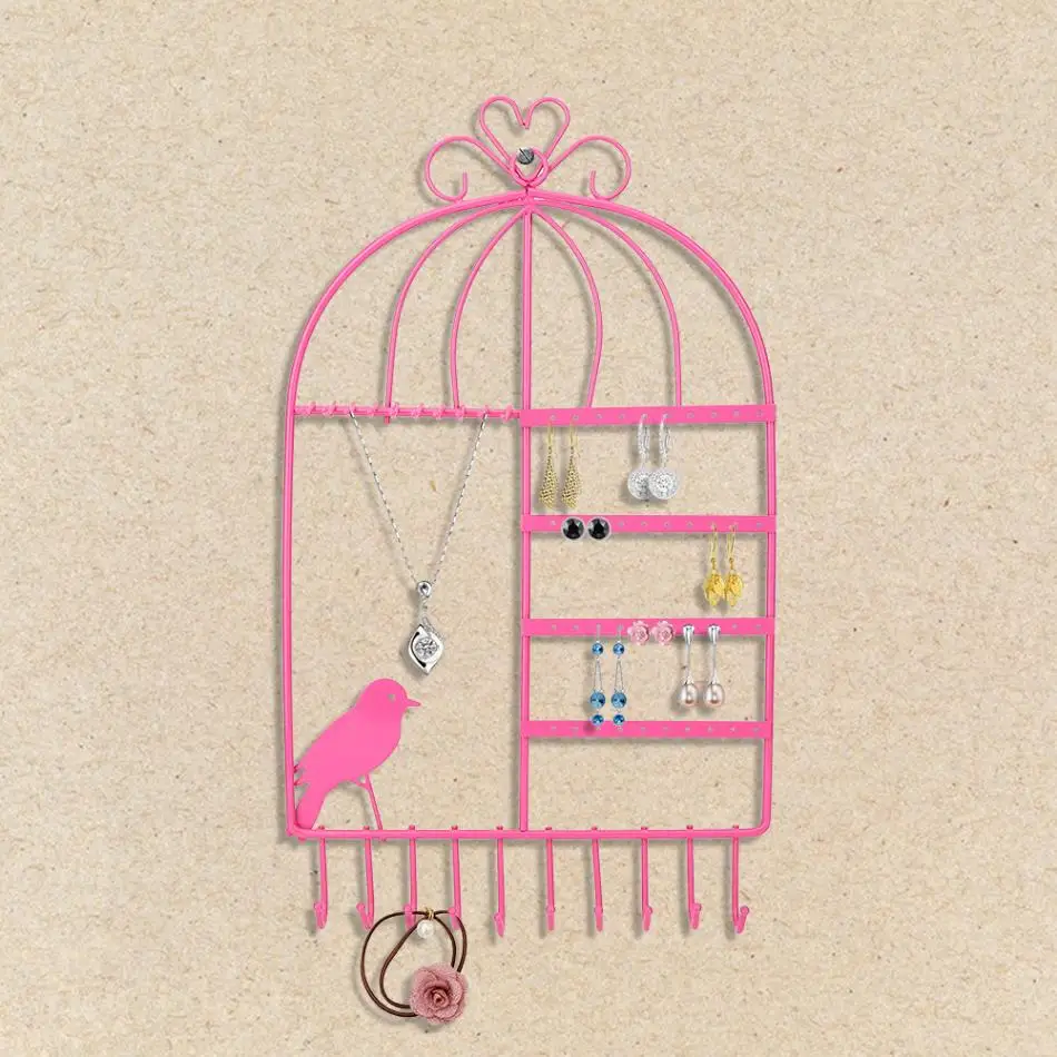 Металлические настенные украшения серьги органайзер подвесной держатель