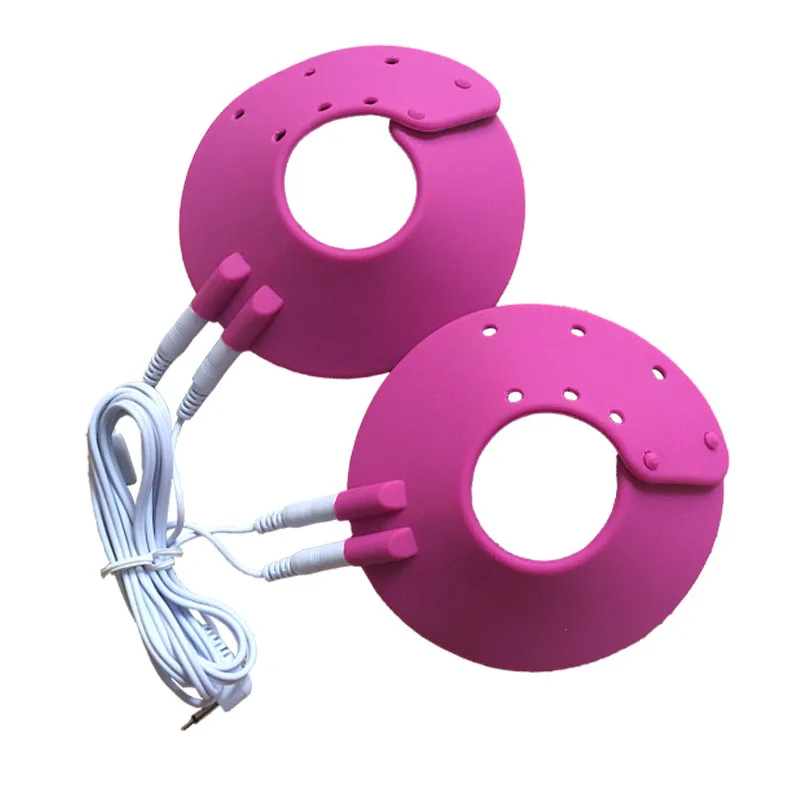 Профессиональный Электрический Импульсный массаж груди силиконовые сенсорные