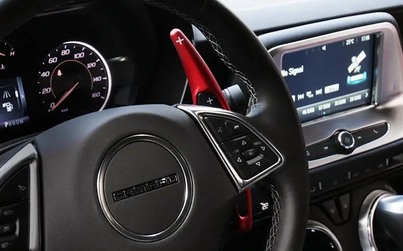 1 пара Рычажные переключатели рулевого колеса из чистого алюминиевого сплава и