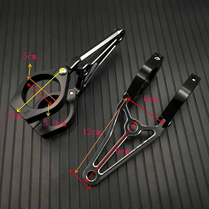 1 пара аксессуары для мотоциклов кронштейн крепления фар мотоцикла вилка