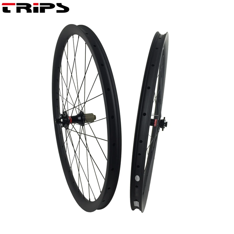 Mtb Углеродные колеса 27 5 er boost горный велосипед wheelset 30 мм XC бескамерные 650B