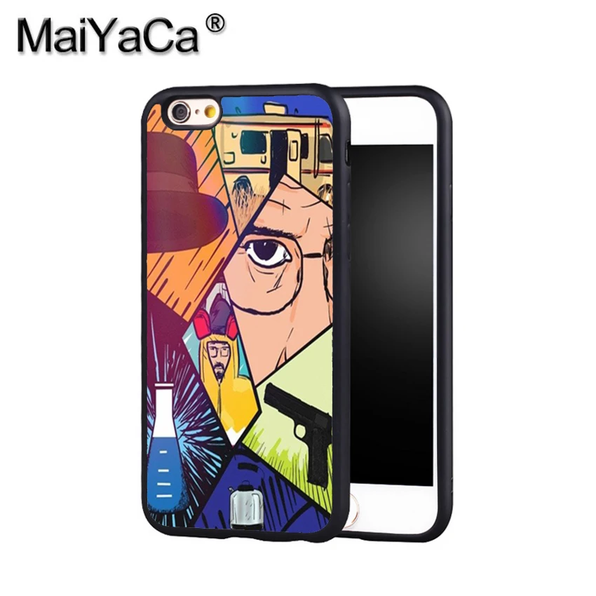 Maiyaca Breaking Bad коллаж 1 Телефон чехол для iPhone X 8 6 S плюс 7 Plus 5 5S 5C 4S SE мобильного мягкий