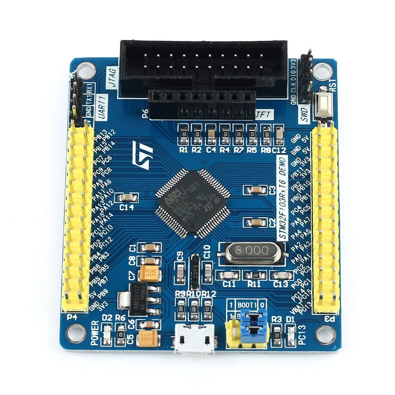 Системная плата STM32F103RBT6 макетная MCU STM32 128K FLASH 20K RAM Core Board (ЖК экран не входит в