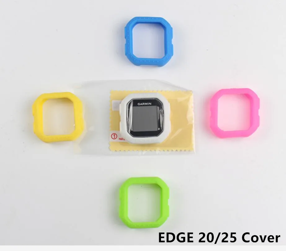 Силиконовый резиновый защитный чехол для компьютера с ЖК экраном Garmin Edge 20/25|for