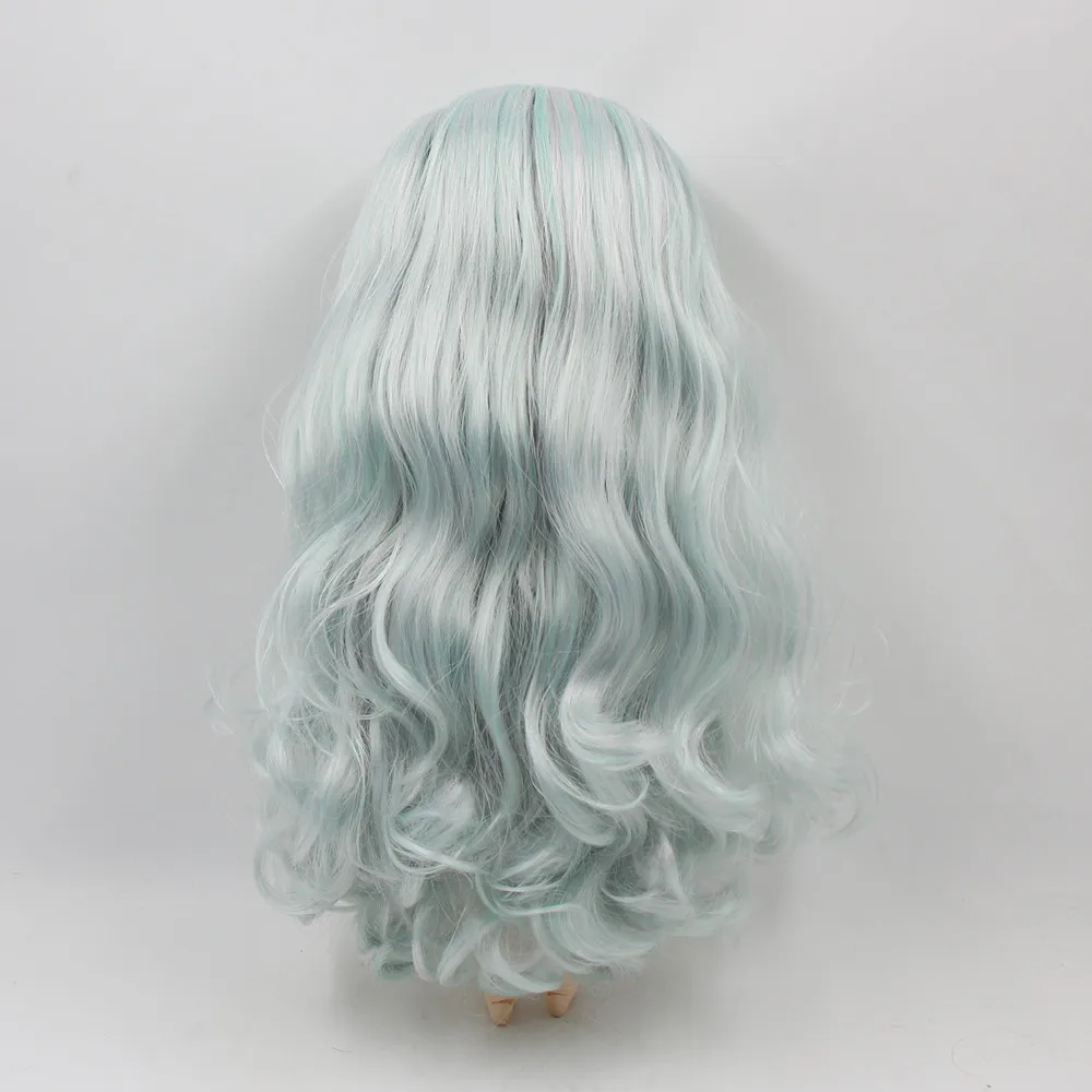 ICY DBS Blyth doll 1/6 bjd with long green curly hair and new matte face nude joint body BL40061059 | Игрушки и хобби