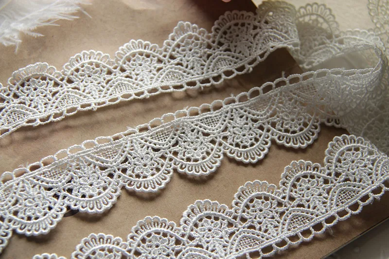 

Venice lace fabric trimming Embroidery Floral Lace Trims 10 yards/lot lace fabric trim