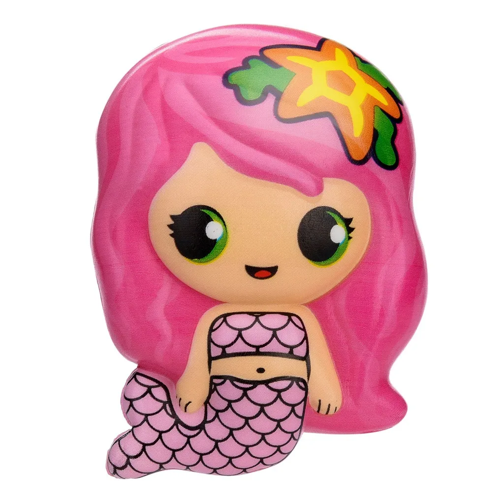 TELOTUNY сжимающие куклы мягкие игрушки Kawaii Русалка медленно поднимающийся крем Ароматические игрушки для снятия стресса подарки мягкие игрушки Горячая Новинка Jan23