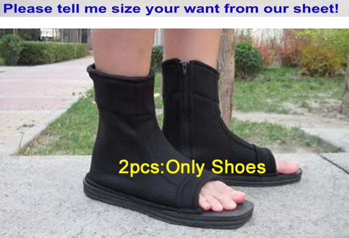 Shoes Японского аниме Наруто Shippuuden Hinata Hyuga Cotume полный комбо набор Косплей форма костюм для взрослых женщин девочек Хэллоуин костюм - Цвет: Shoes
