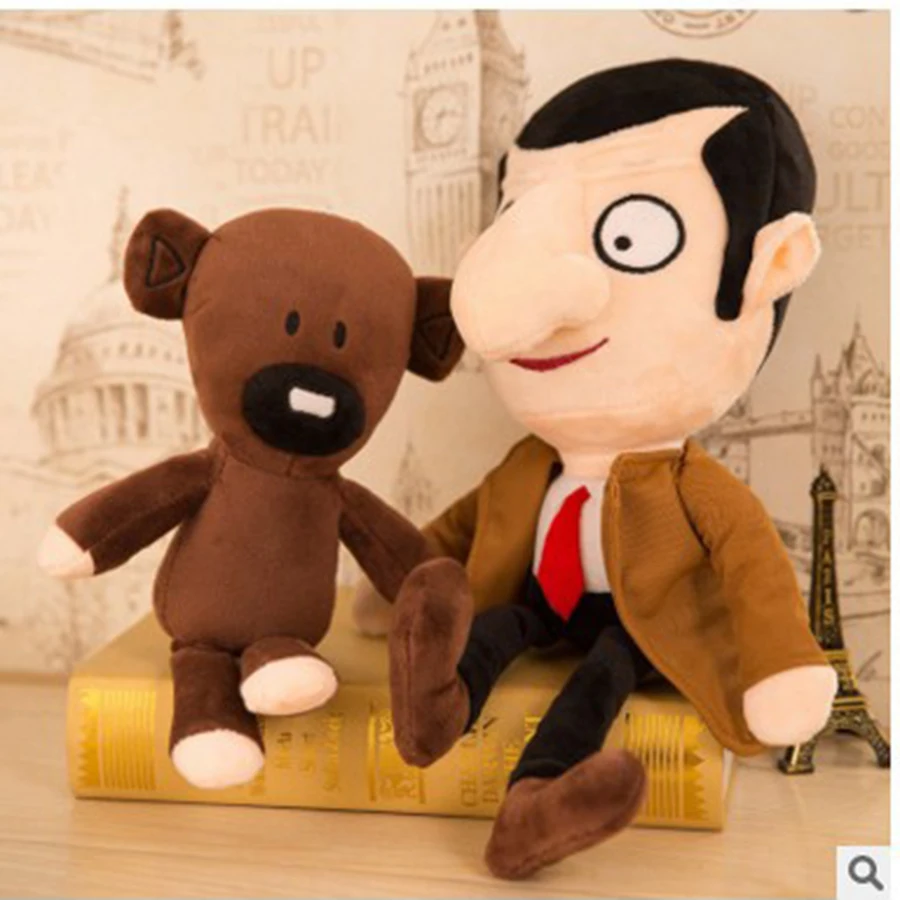 30 см мишка из мультфильма Мистер Боб милый плюшевый мягкие игрушки Mr.Bean плюшевые
