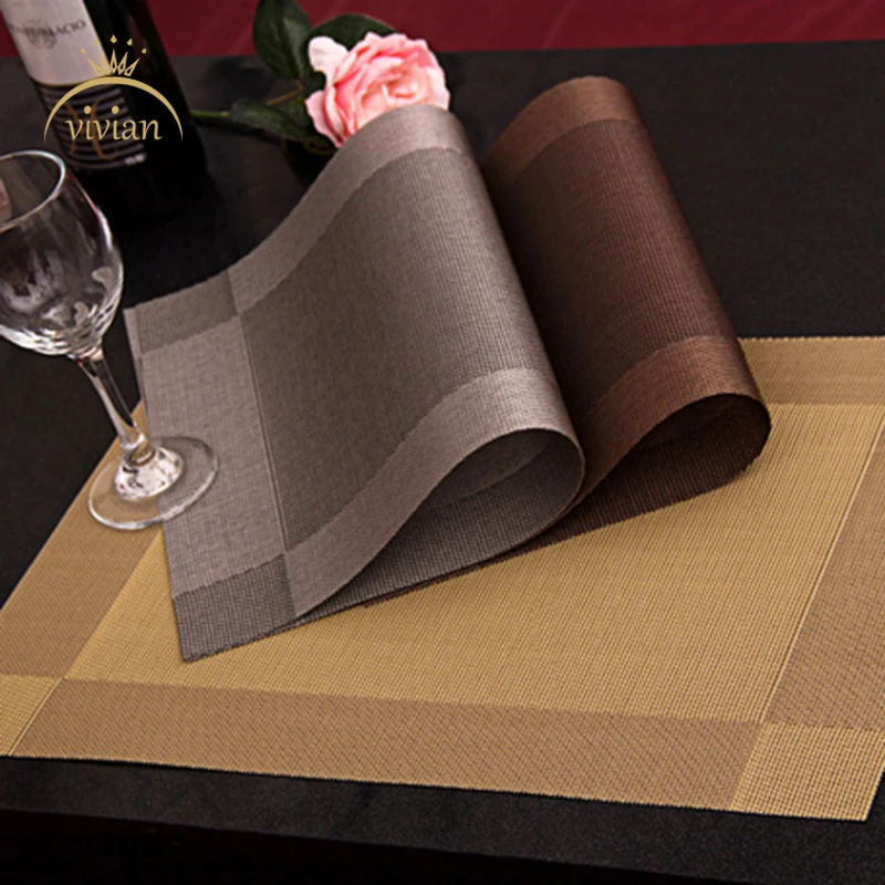 Коврик для обеденного стола из ПВХ 4 шт./лот|bowl pad|table matplacemat fashion |