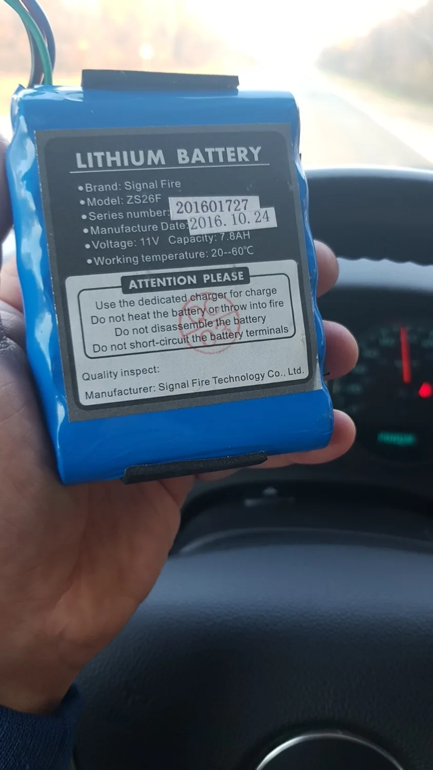 SIGNAL FIRE Original Fusion Splicer AI-6 Battery VOLKSTEC KG186 Battery