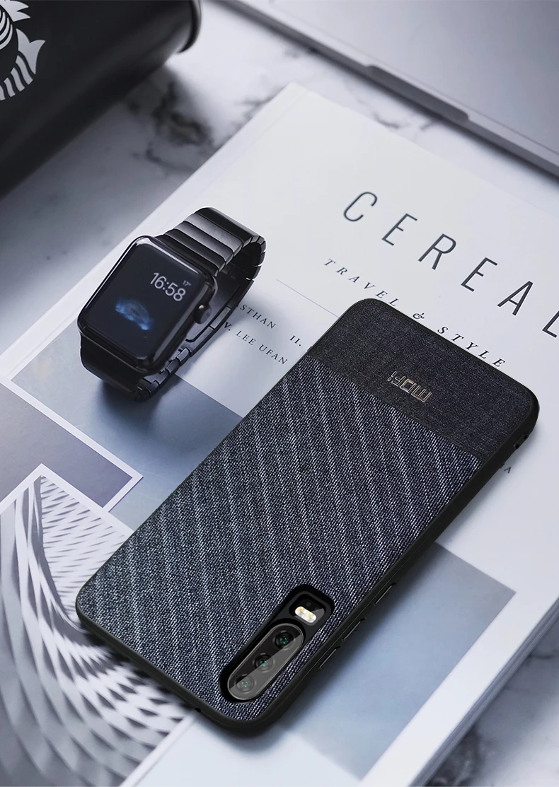 Для huawei P30 Pro Чехол Lite для huawei P20 Pro Чехол Lite P10 Plus чехол Mofi Ткань задняя крышка темный человек мальчик P10 20 30 Pro