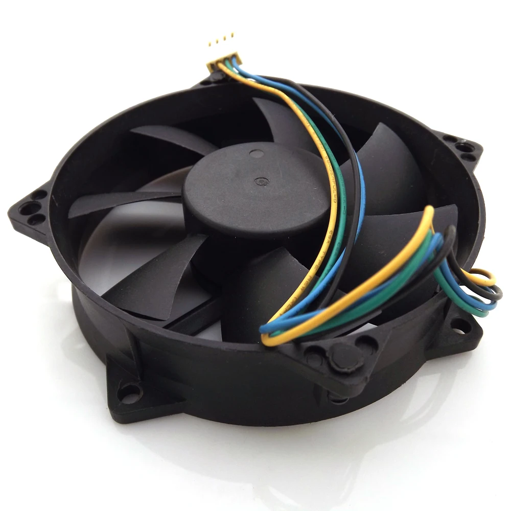 Круглый Вентилятор PWM для процессора 90x90x25 мм 12 В 0 38а 4pin компьютерный охлаждающий