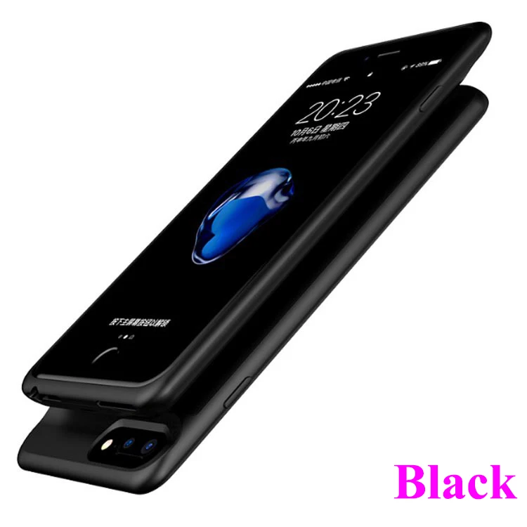 Ультра тонкий чехол для зарядки аккумулятора для iphone 8, чехол для резервного зарядного устройства, внешний аккумулятор для iphone 7 plus, дополнительный смарт-чехол, 5000-7200 мАч