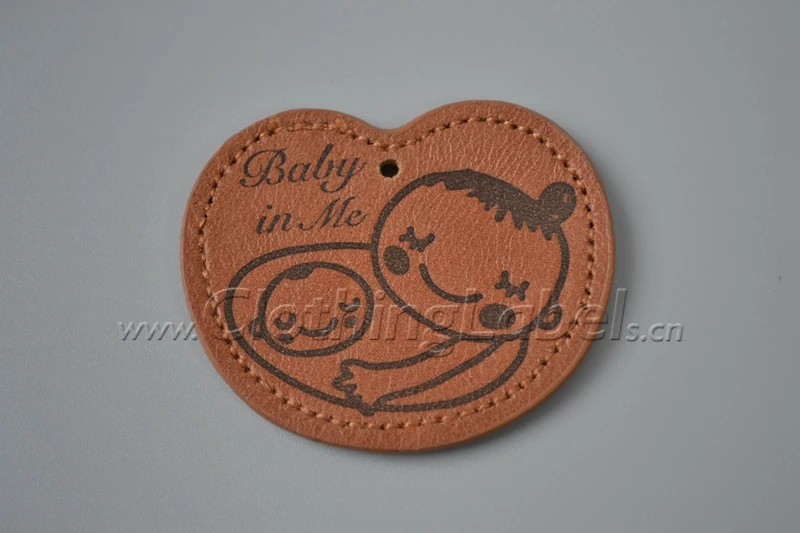 

custom leather label for bags, jeans, logo engraved, genuine leather tag, accept small order