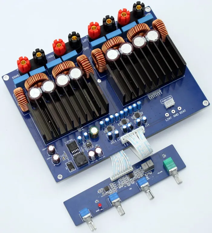 Готовая плата HiFi класса D TAS5630 2 1 усилитель высокой мощности opa1632 TL072 600 Вт + 2*300 DC48V |