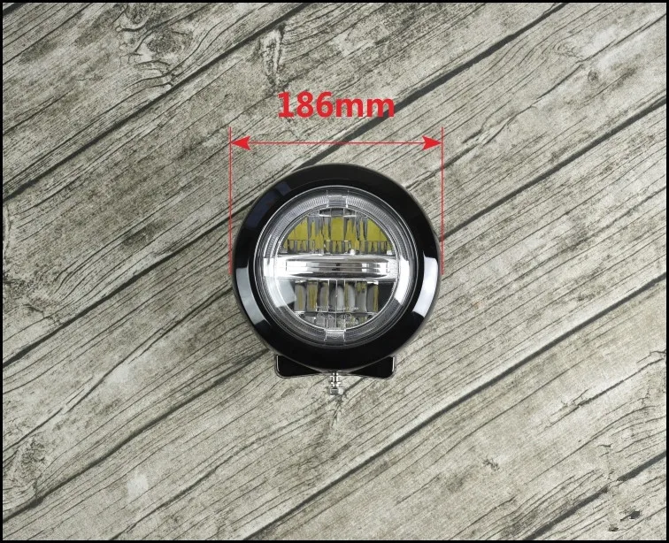 7,3 дюймов moto rcycle фара Para moto farol de led para moto rsiklet Кафе racer phare moto винтажный moto cicleta